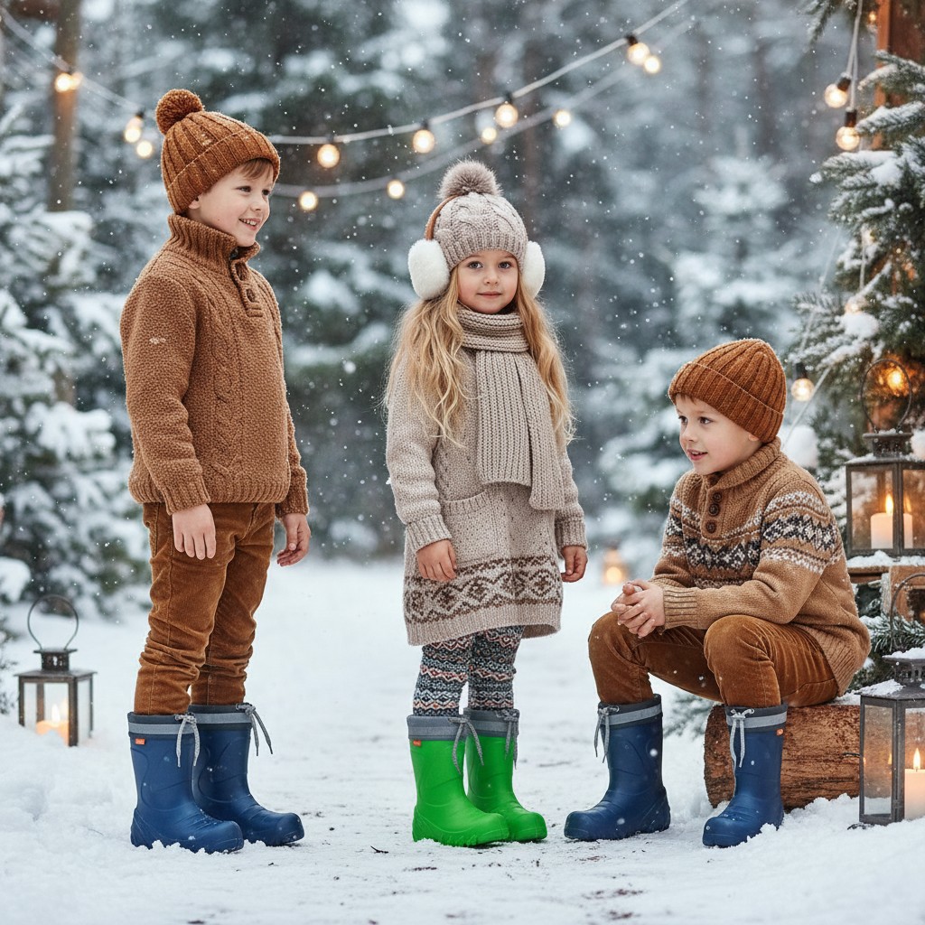 Gumáky MAMMUT s vložkou z ovčej vlny modré