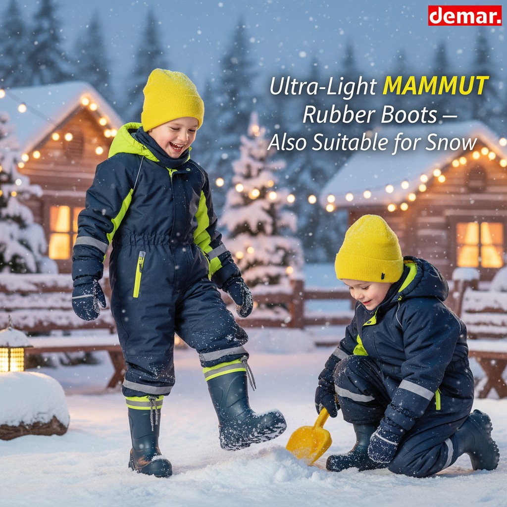 Gumáky MAMMUT s vložkou z ovčej vlny metalické modré