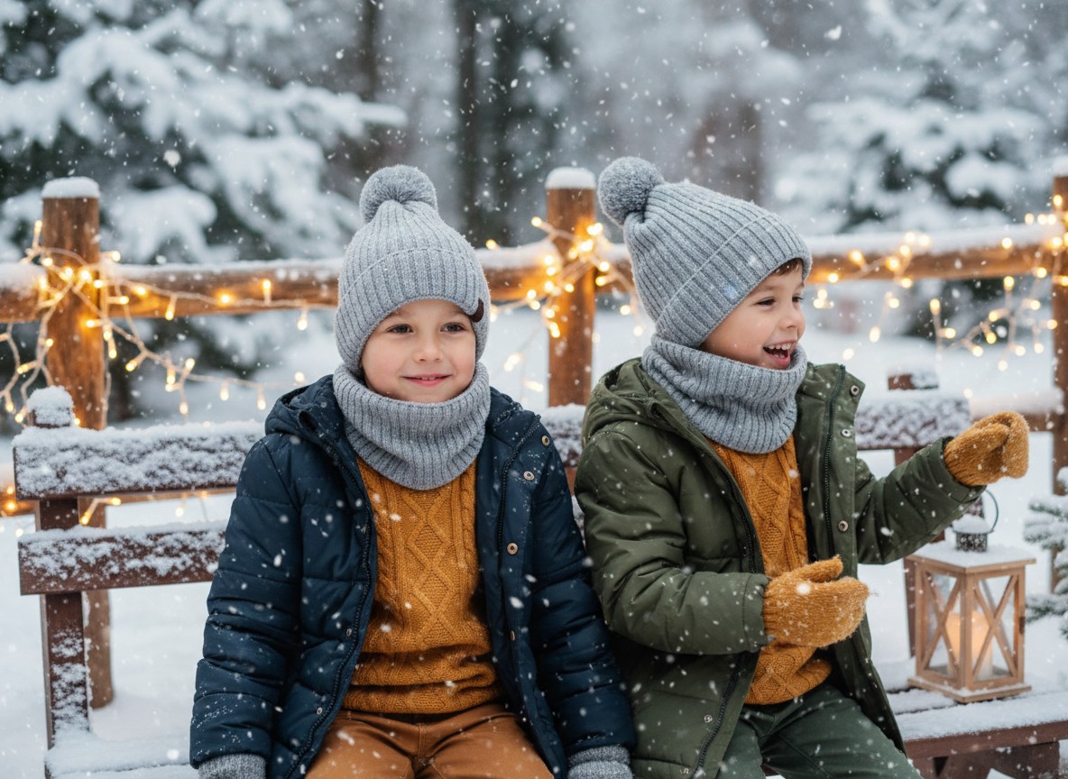 Set - čiapka s brmbolcom a tunel  ALL FOR KIDS sivá