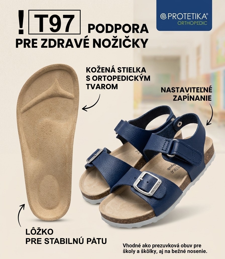 Protetika - sandále ORS T 97 vzor 21 modrá