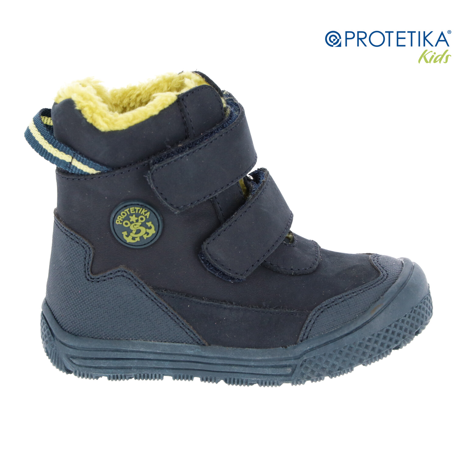 Protetika - zimné topánky TORIN denim - zateplené kožušinkou