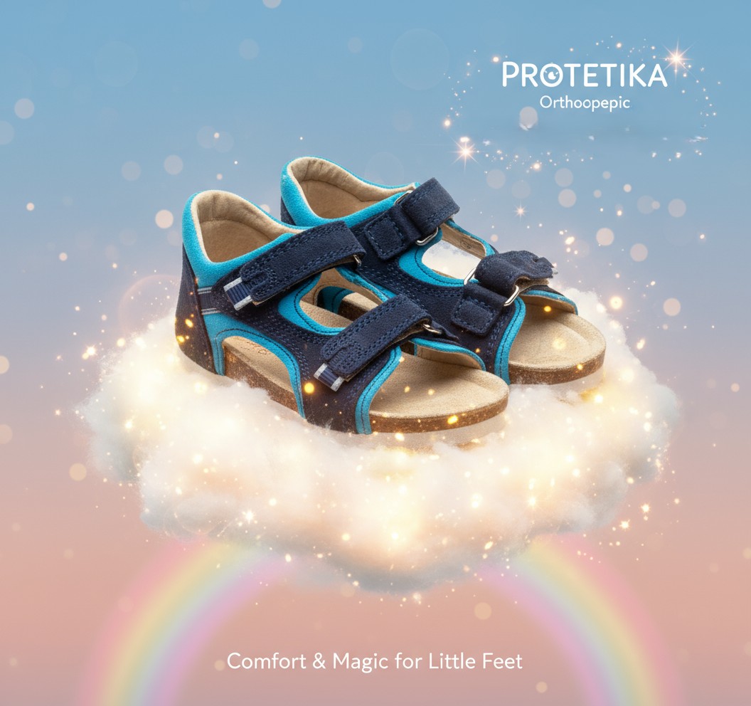 Protetika - sandále ORS T 32 RIMINI tyrkysovo-modrá