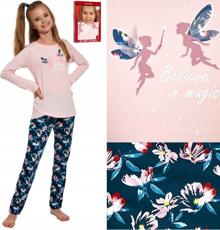 Dievčenské pyžamo Fairies 963/158 a 964/158 - CORNETTE