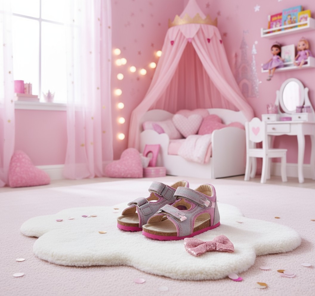 Protetika - sandále ORS T 32 RIMINI ružovo-sivá