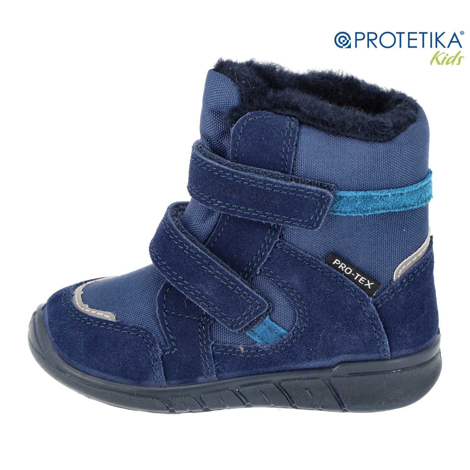 Protetika - zimné topánky s membránou PRO-tex NATAN navy - zateplené