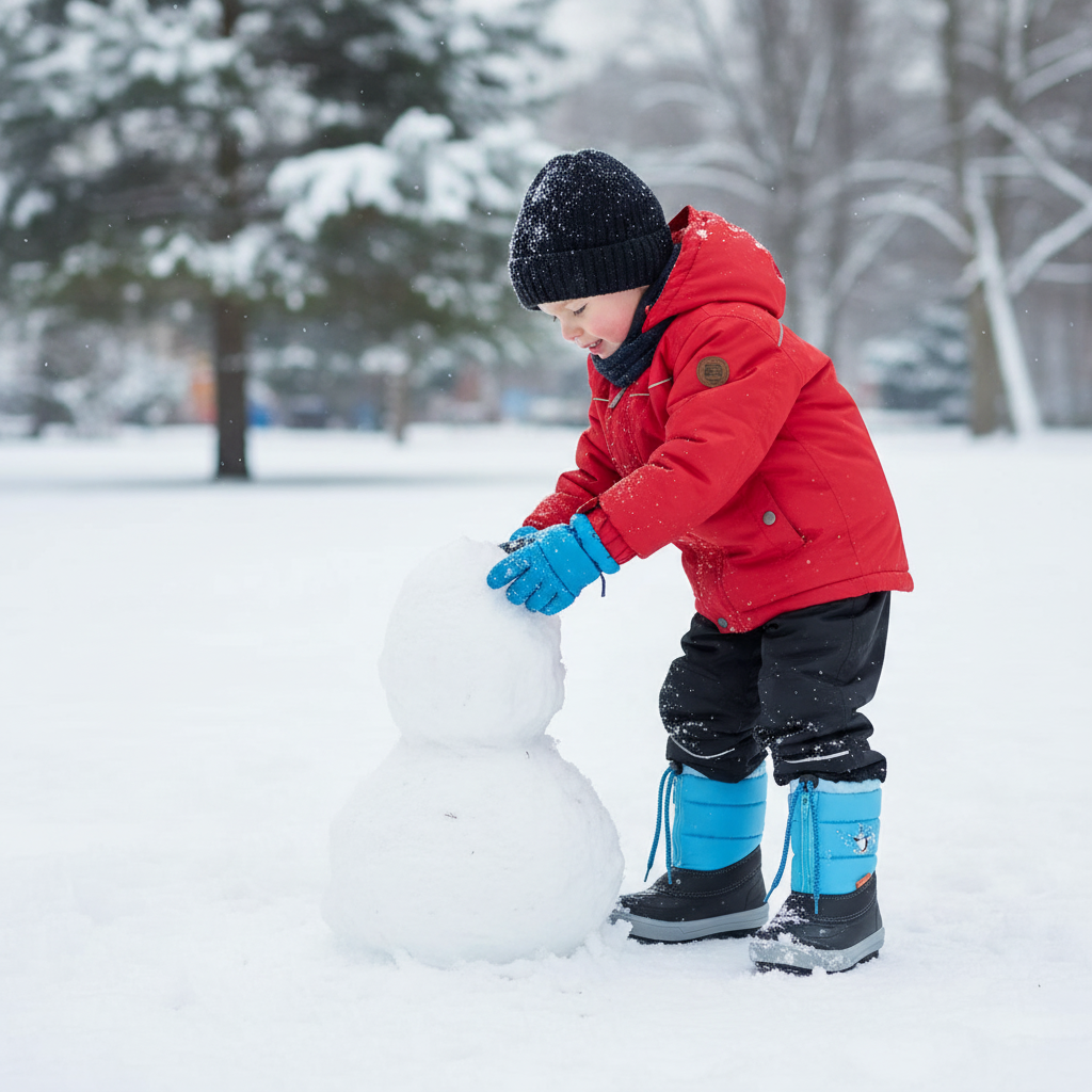 Snehulky s vložkou z ovčej vlny KENNY NF svetlomodrá