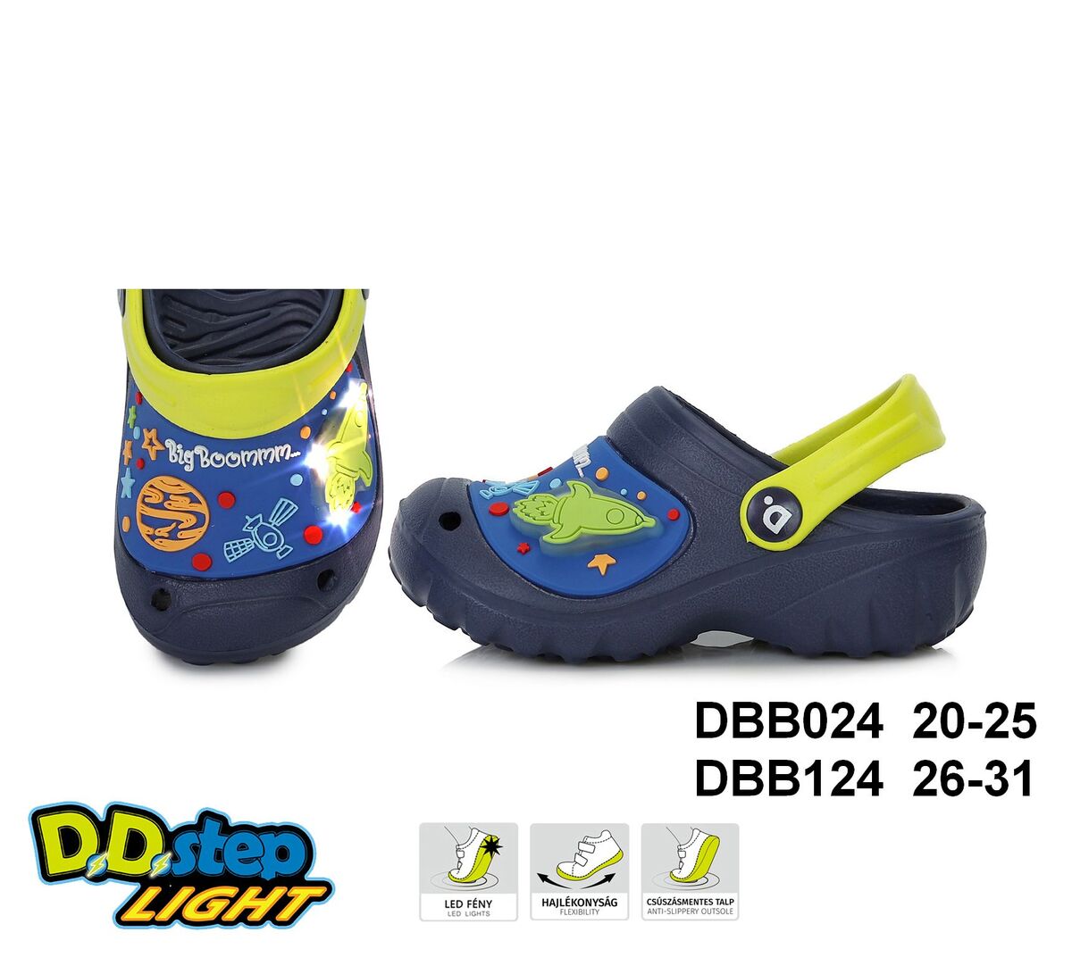 Kroksy SPACE royal blue D.D.Step