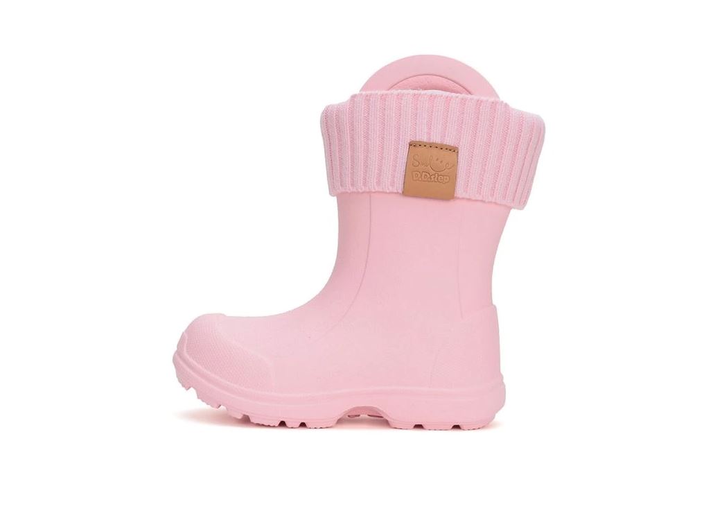 Zateplené gumáky baby pink D.D. Step