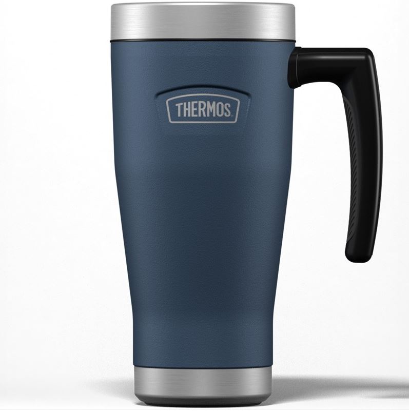 Thermos Icon - vodotesný termohrnček s držadlom 470 ml - modrá-v ext. sklade