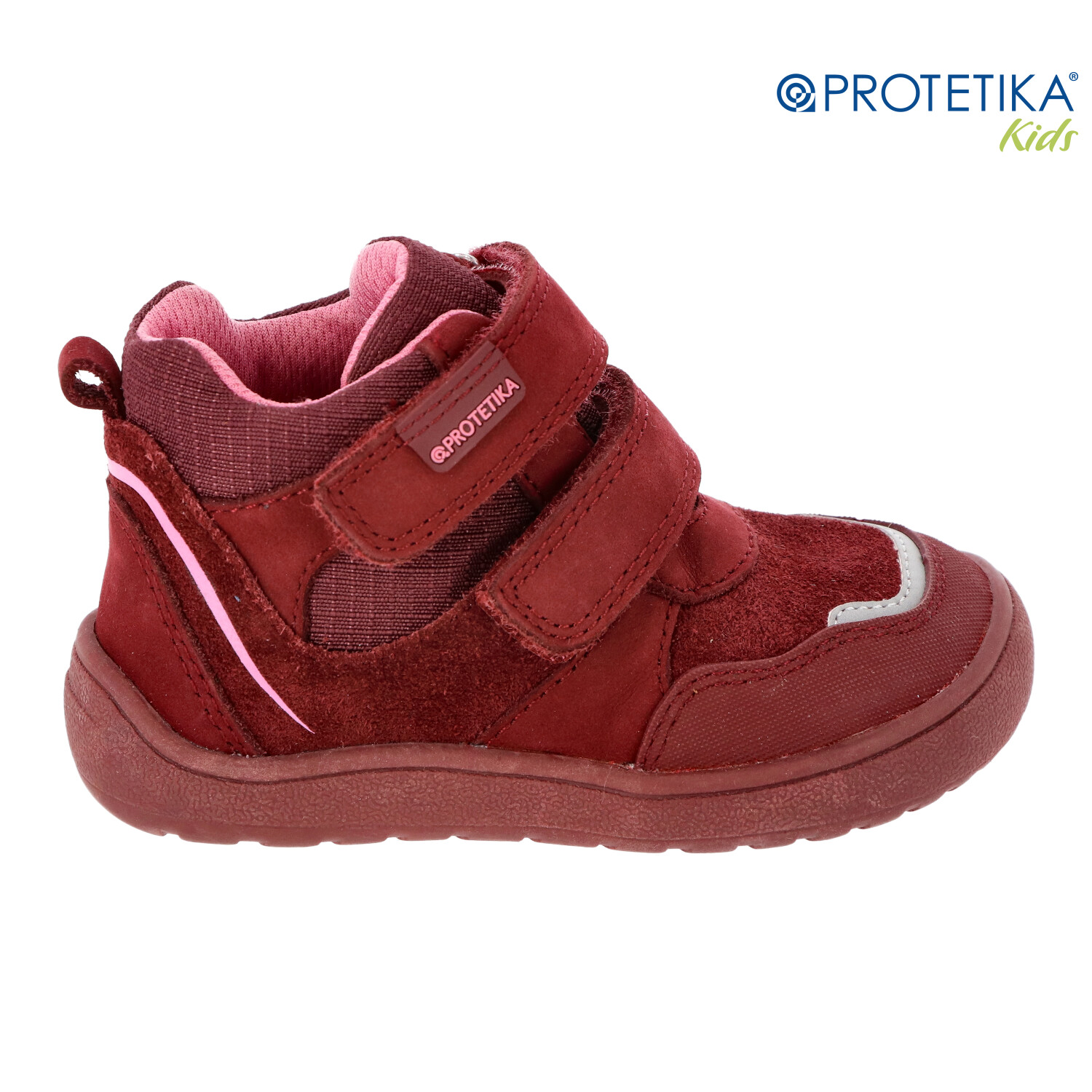 Protetika - barefoot topánky s membránou PRO-TEX BANET bordo