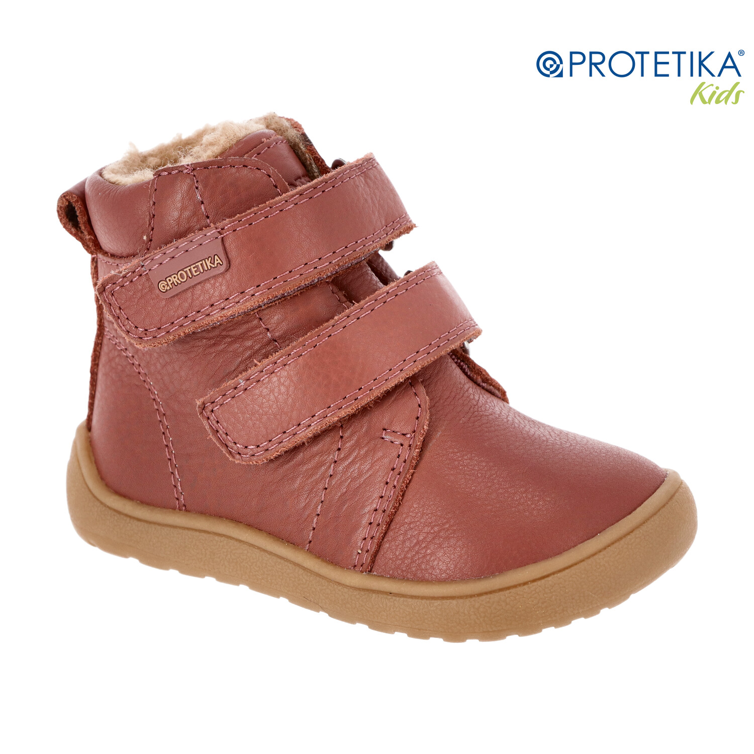 Protetika - zimné barefoot topánky BEKA old pink s PRO-tex membránou - zateplené