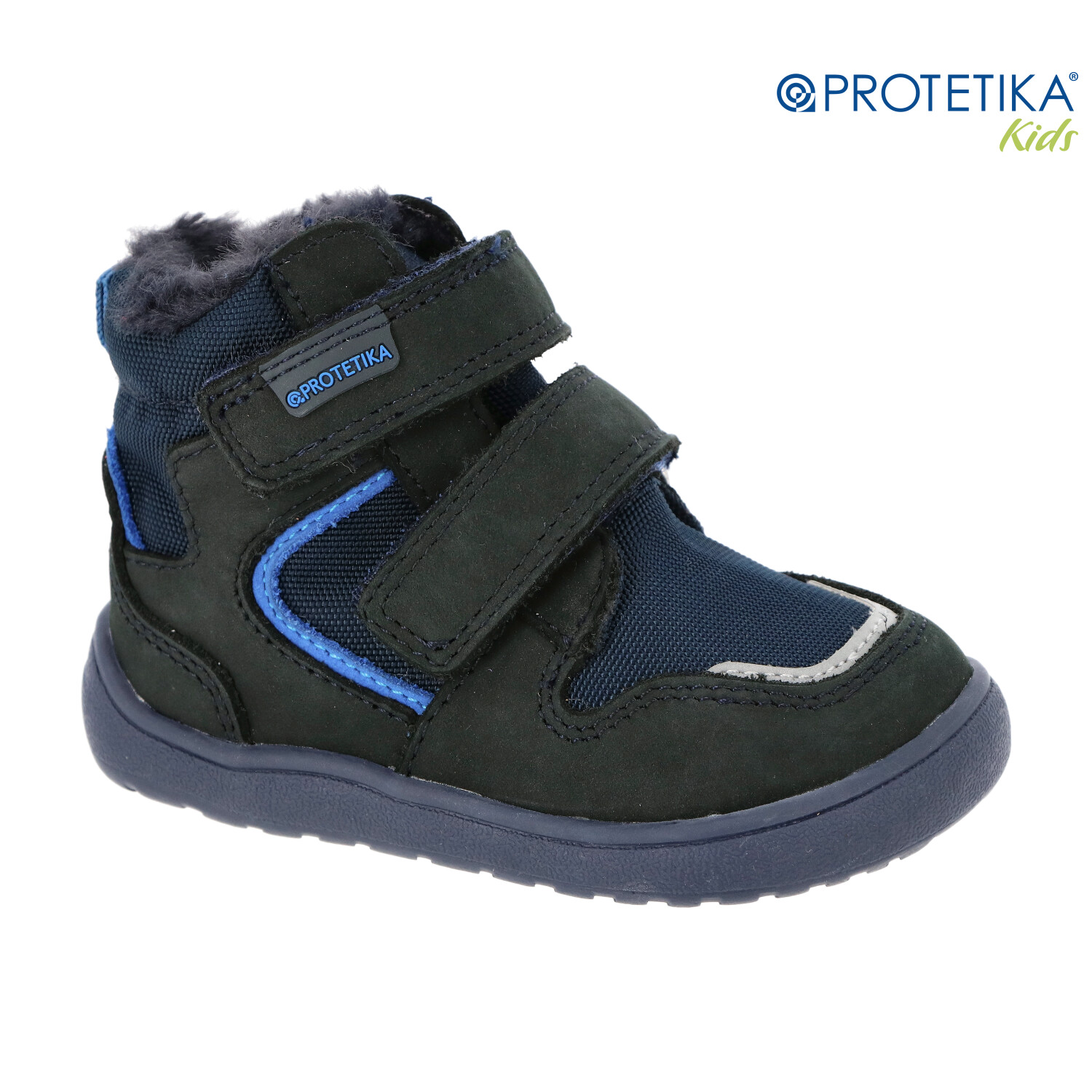 Protetika - zimné topánky barefoot GERO navy s PRO-tex membránou-v ext. sklade