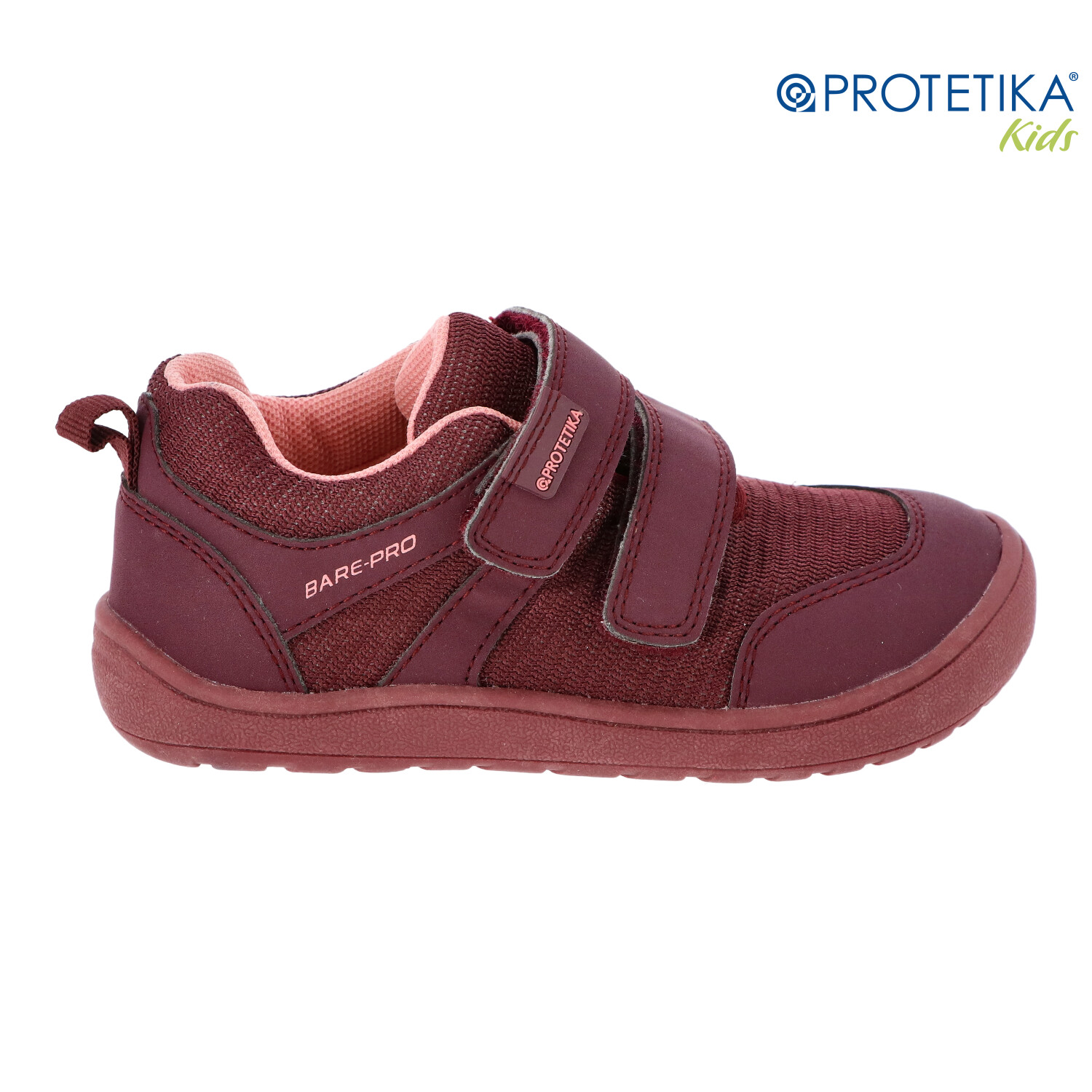 Protetika - barefoot topánky s membránou PRO-TEX NOLAN bordo