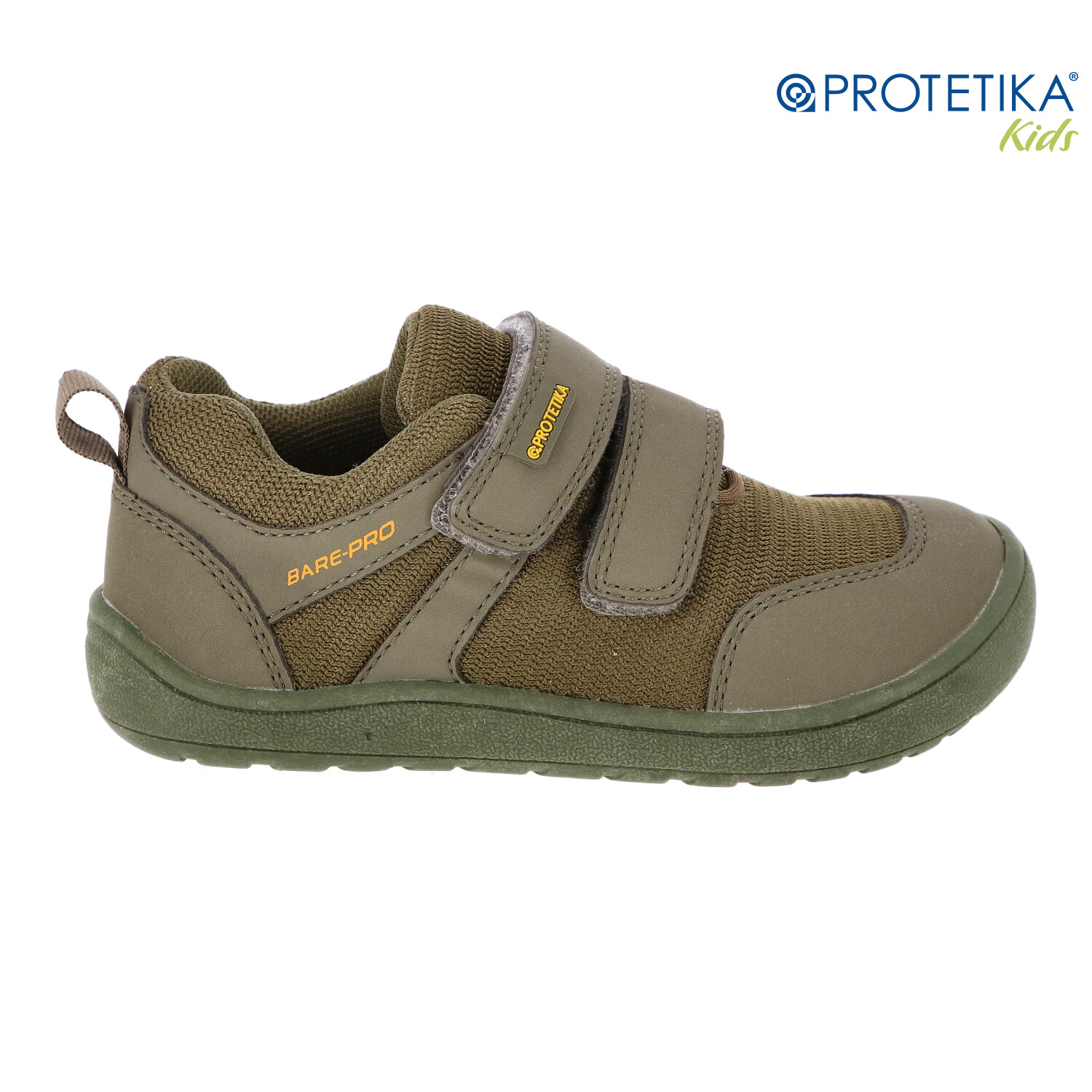 Protetika - barefoot topánky s membránou PRO-TEX NOLAN khaki