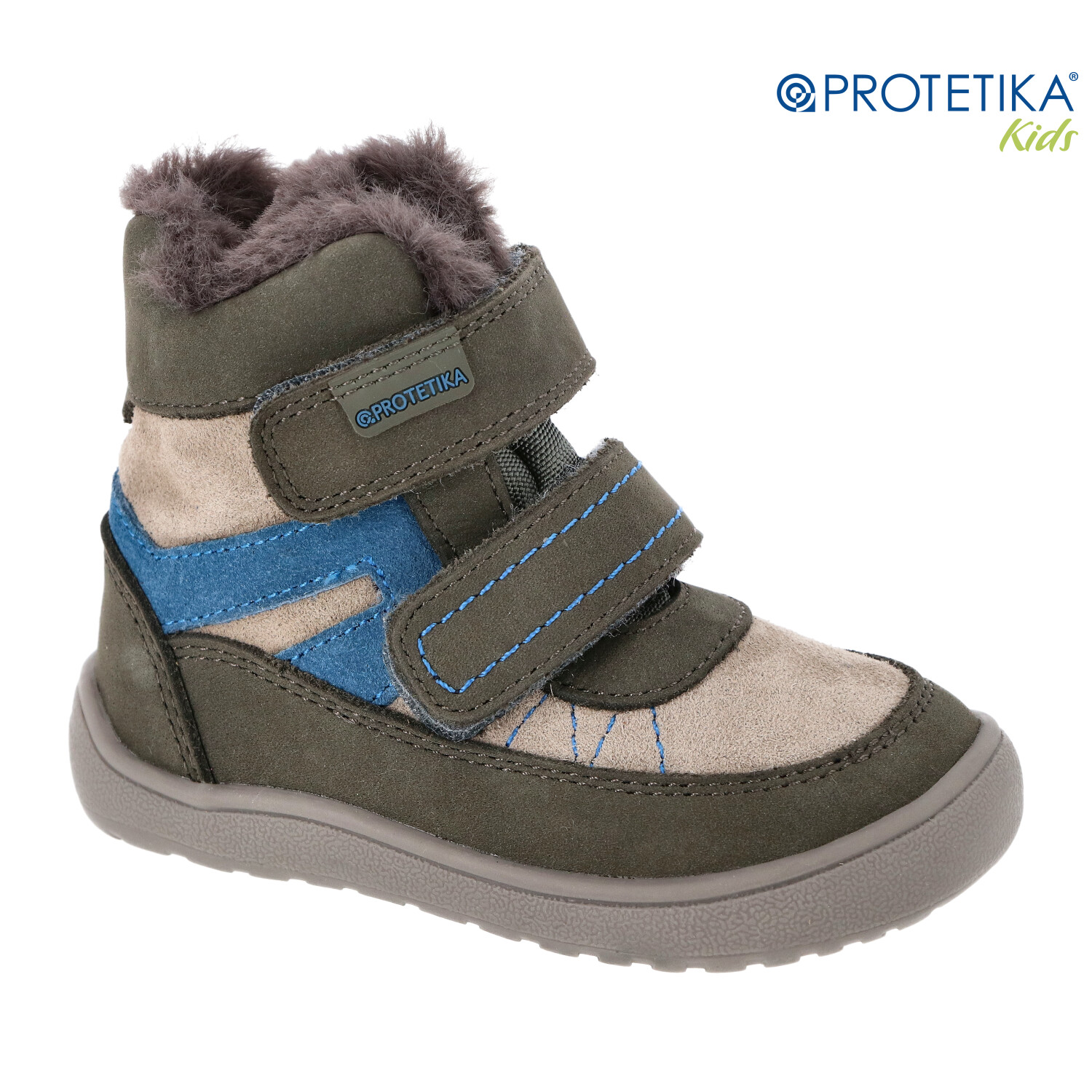 Protetika - zimné barefoot topánky RODRIGO gris s PRO-tex membránou