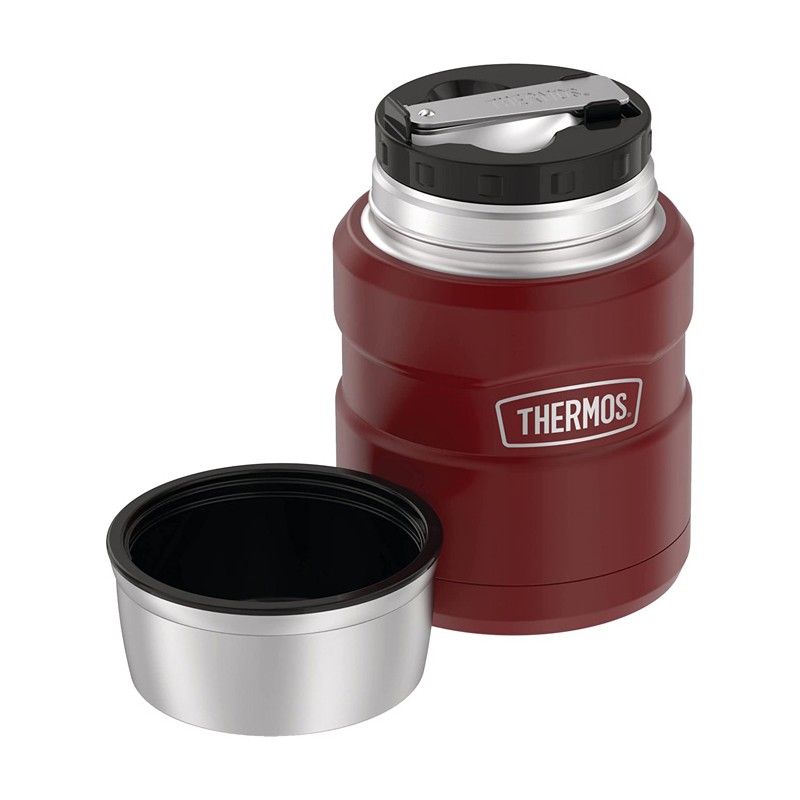 Thermos Style - termoska na jedlo so skladacou lyžicou a šálkou 470 ml - rustic-v ext. sklade