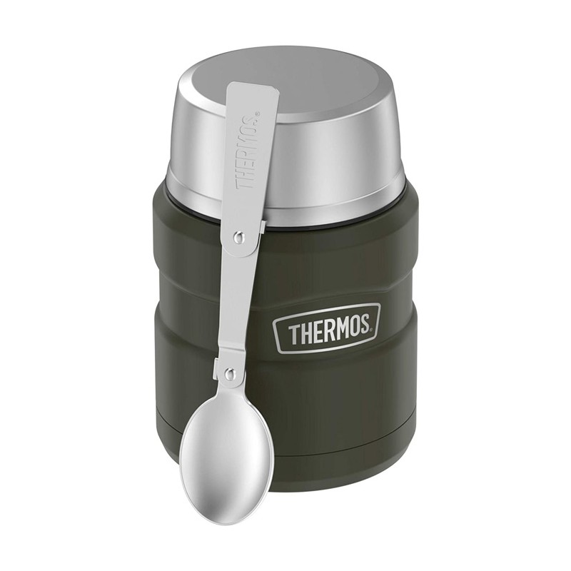 Thermos Style - termoska na jedlo so skladacou lyžicou a šálkou 470 ml - voj.zel-v ext. sklade