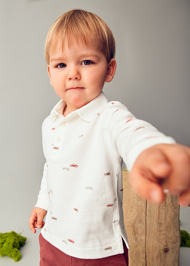 Vzorované polo tričko Mayoral - 1502102076