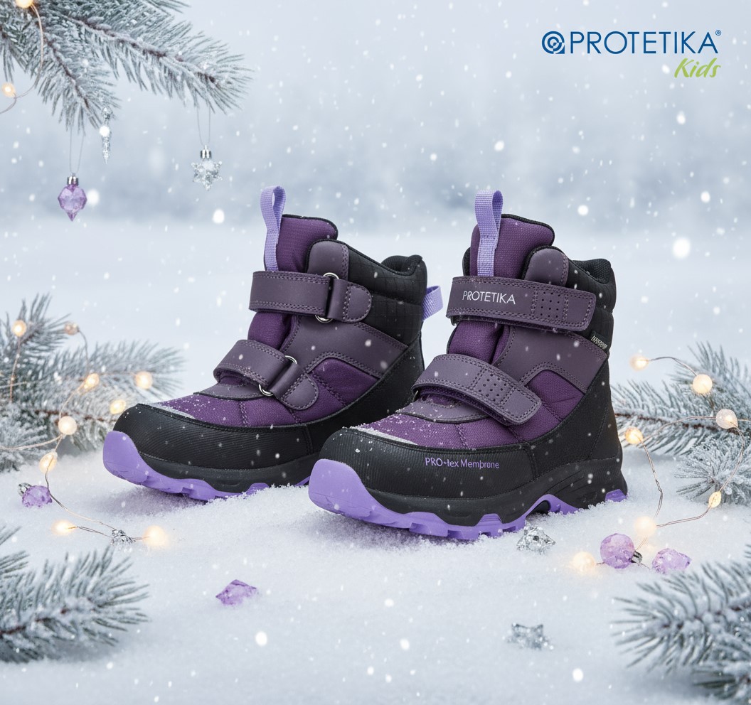 Protetika - zimné  topánky s membránou PRO-TEX ASTRA purple