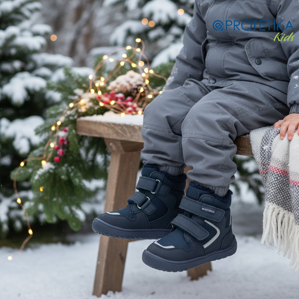 Protetika - zimné barefoot topánky s membránou PRO-TEX GERO jeans - zateplené