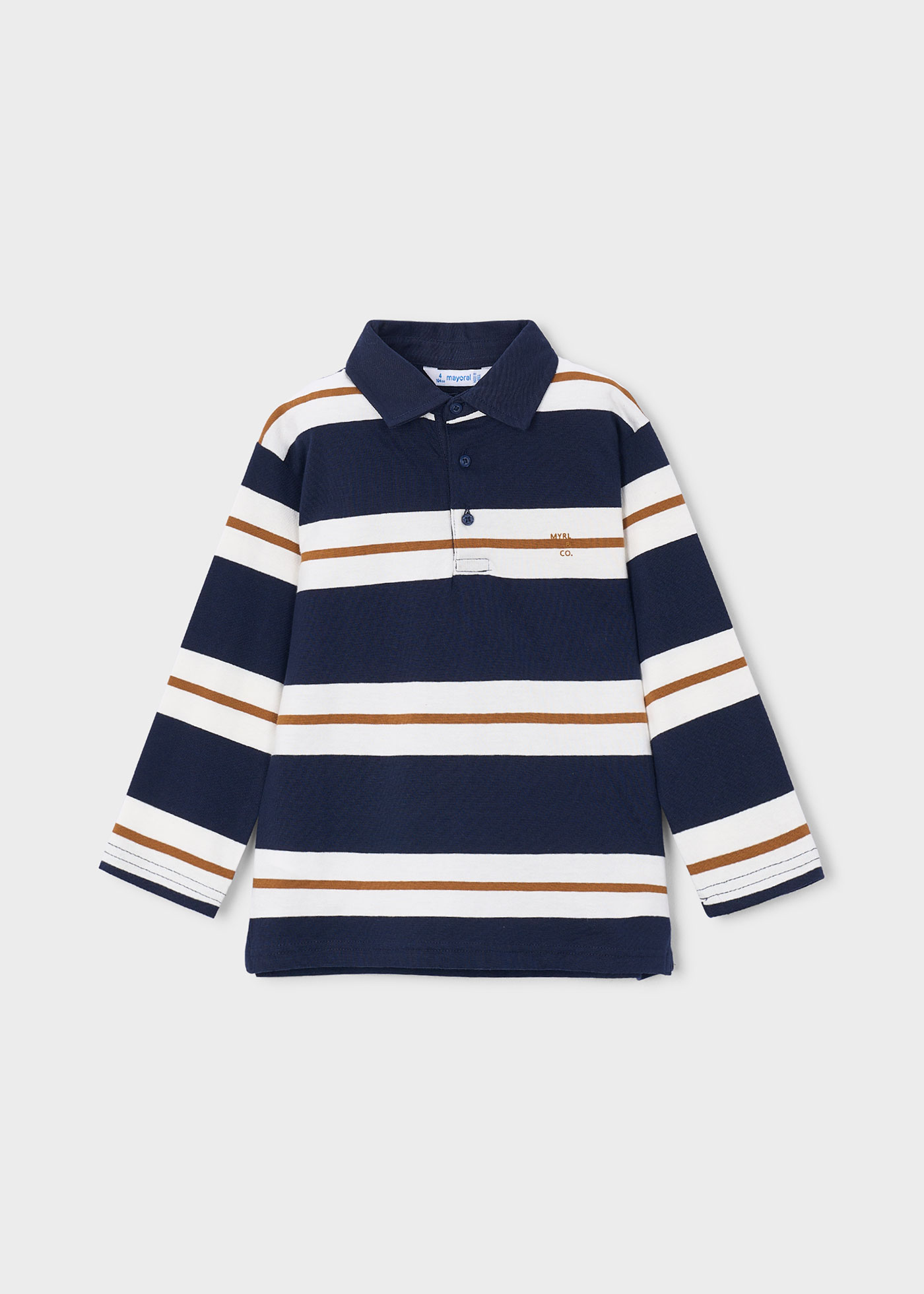 Pruhované polo tričko Mayoral - 1604141086