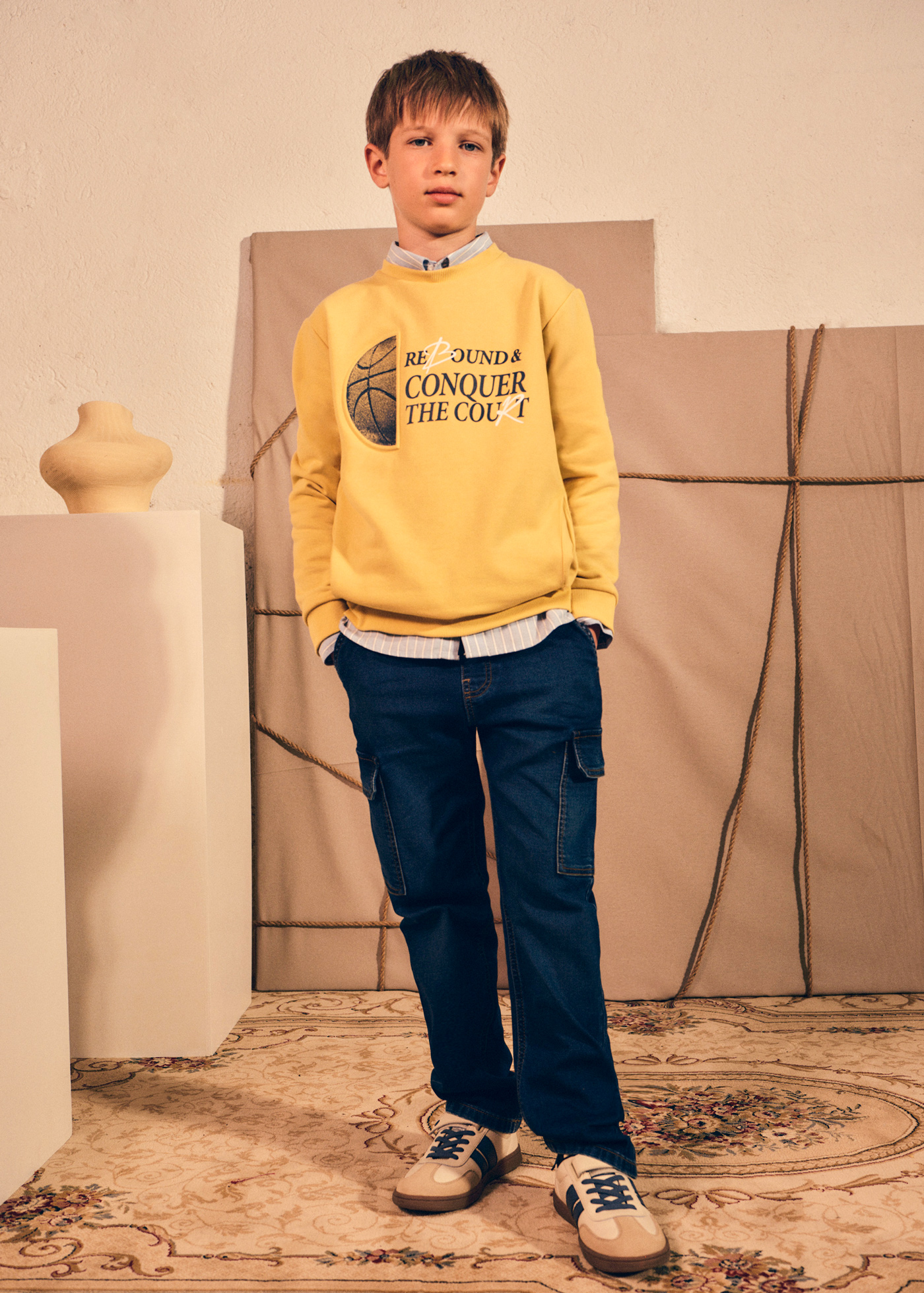 Rifľové nohavice JOGGER Soft Mayoral - 1607506089