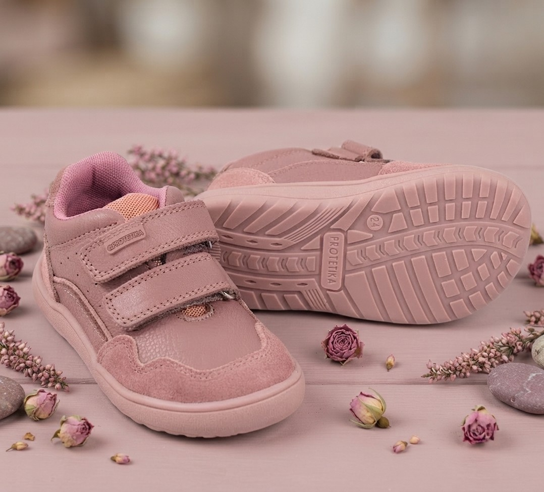 Protetika - barefoot topánky ANA dark pink