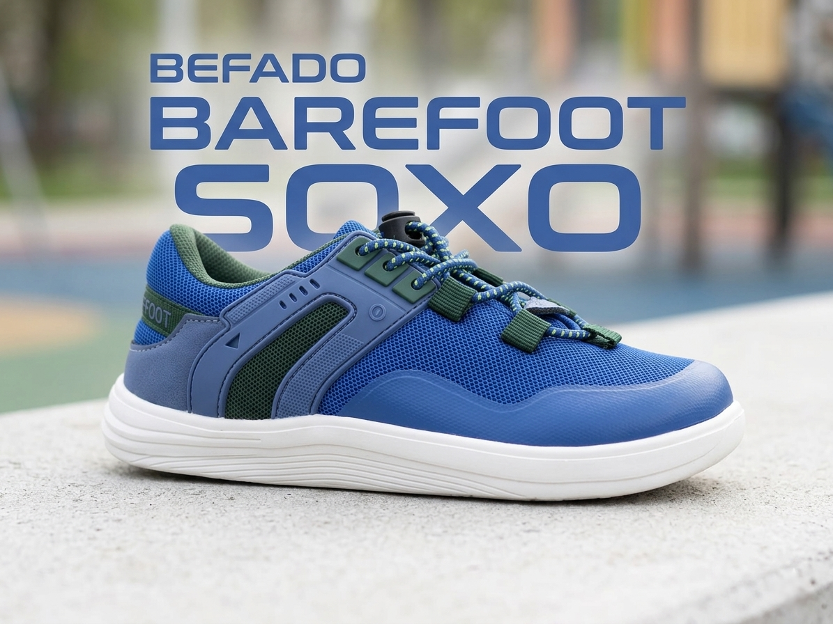 Tenisky BAREFOOT BEFADO SOXO 004XY014 - modrá
